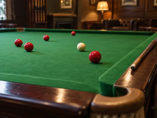 Illustrative practice & friendly matches snooker setting